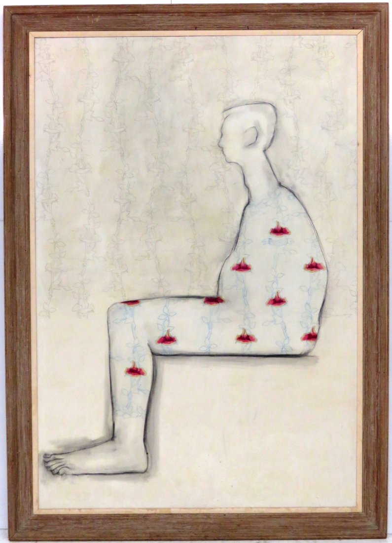 JACK STUCK MODERN 1962 SELF PORTRAIT PAINTING (1 of 8)