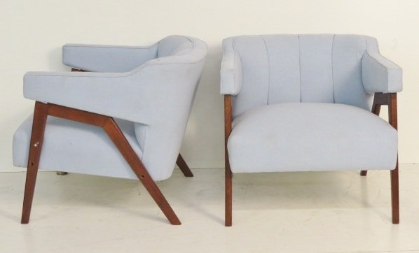 Pair KAGAN STYLE CLUB CHAIRS (1 of 5)