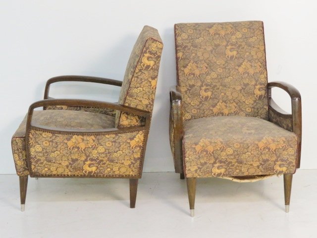 Pair ITALIAN STYLE PARLOR CHAIRS (1 of 5)
