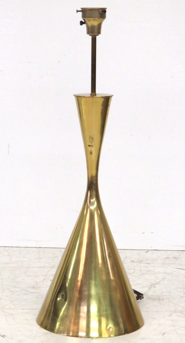 ARREDOLUCE MONZA BRASS HOURGLASS TABLE LAMP (1 of 7)