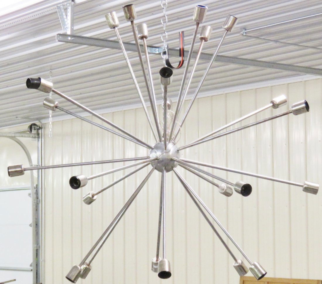 CHROME SPUTNIK CHANDELIER (1 of 4)