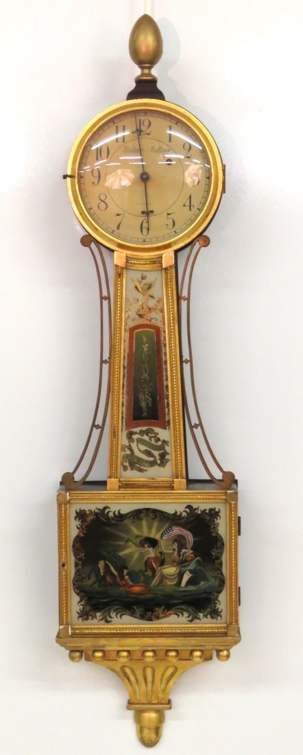 WALLACE NUTTING WALTHAM BANJO CLOCK (1 of 6)