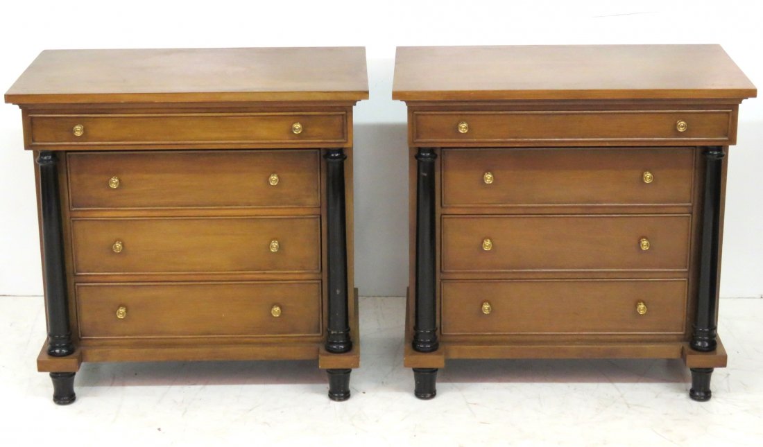 Pair BIEDERMIER STYLE BACHELOR'S CHESTS (1 of 3)