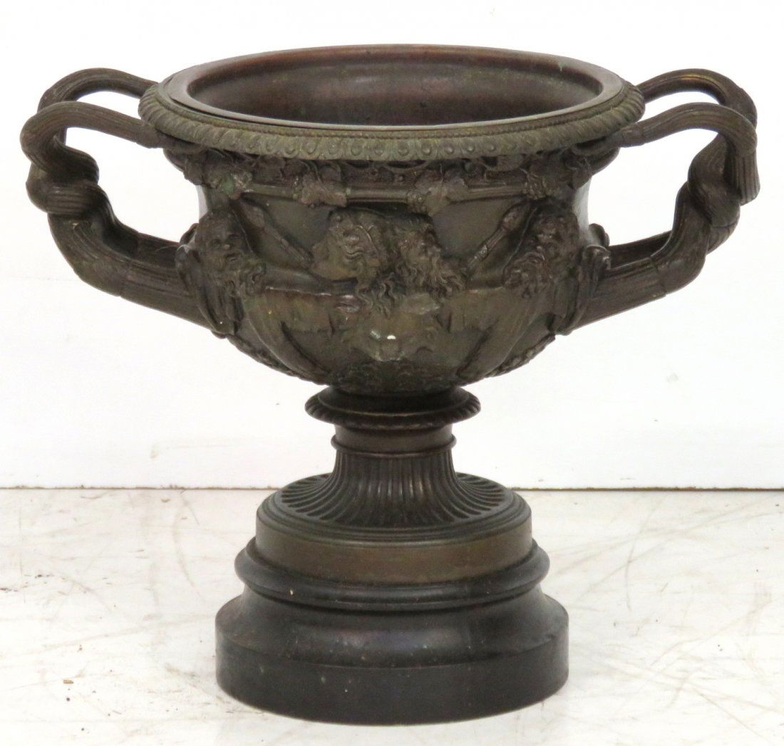 FRENCH STYLE BRONZE URN (1 of 5)