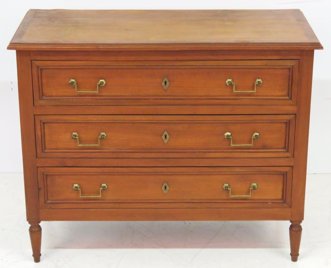 ANTIQUE DIRECTOIRE STYLE WALNUT COMMODE (1 of 6)