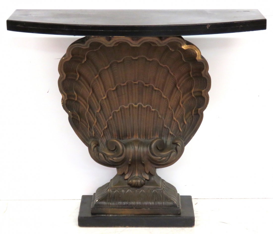 GROSFELD HOUSE DECORATOR SHELL CONSOLE TABLE (1 of 7)