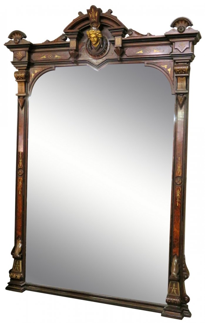 VICTORIAN RENAISSANCE REVIVAL 96'' x 65'' PIER MIRROR (1 of 6)