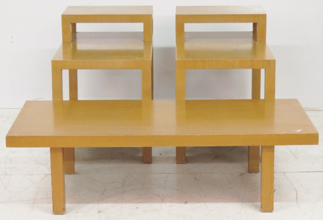 3 pc. WIDDICOMB MODERN ORIGINAL COFFEE TABLE SET (1 of 6)