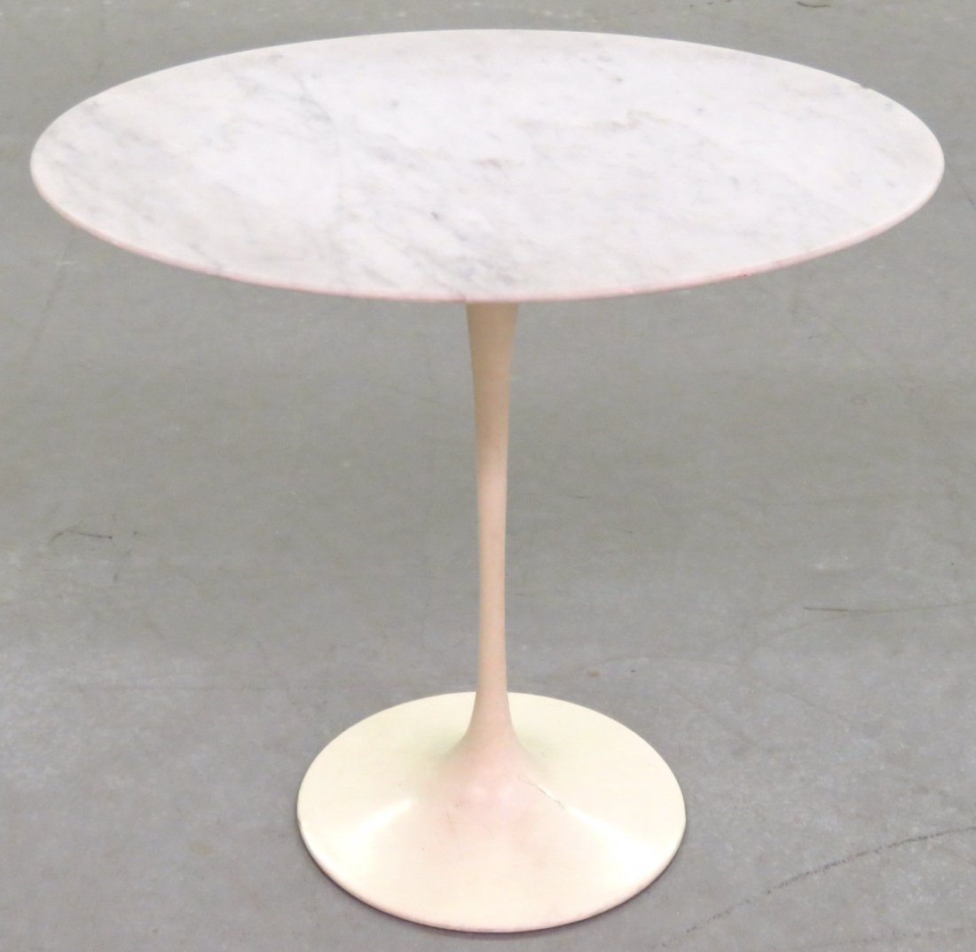 EERO SAARINEN MARBLETOP SIDE TULIP TABLE (1 of 5)