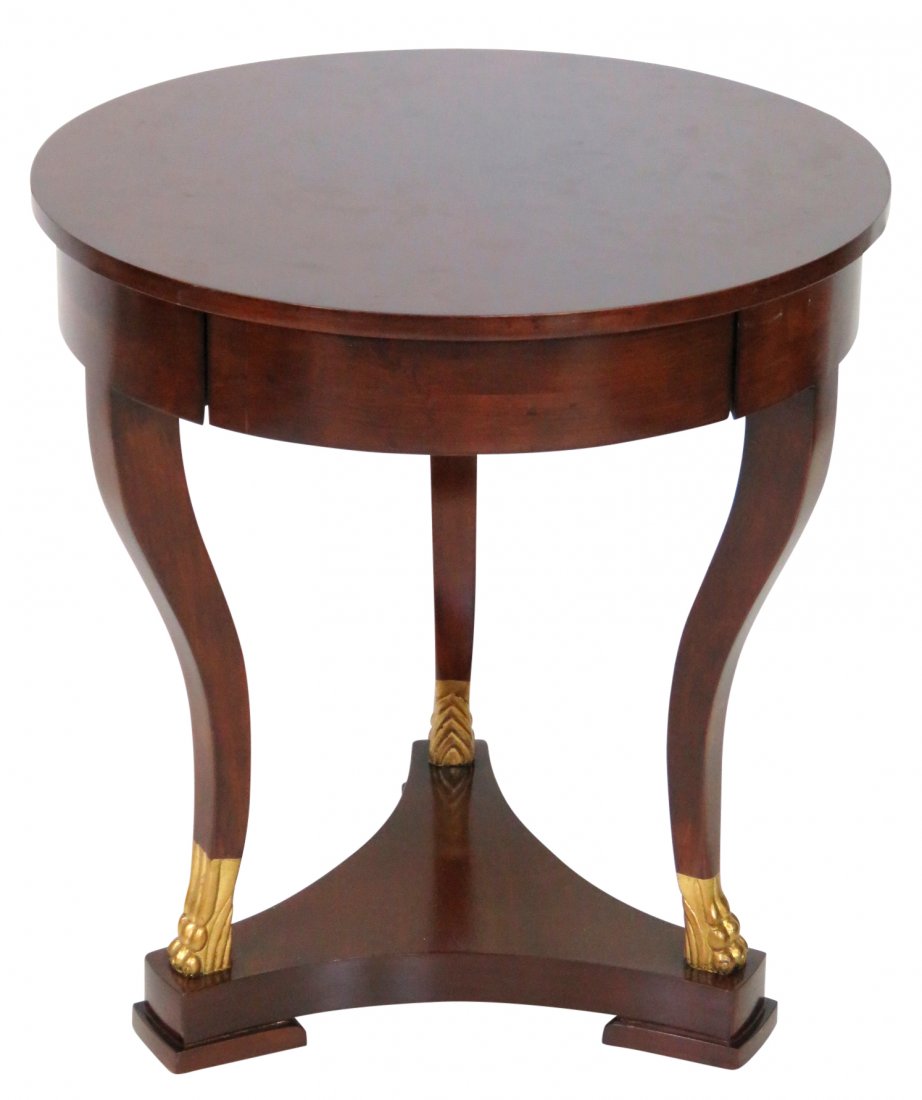 NEOCLASSICAL STYLE ROUND CENTER TABLE (1 of 7)