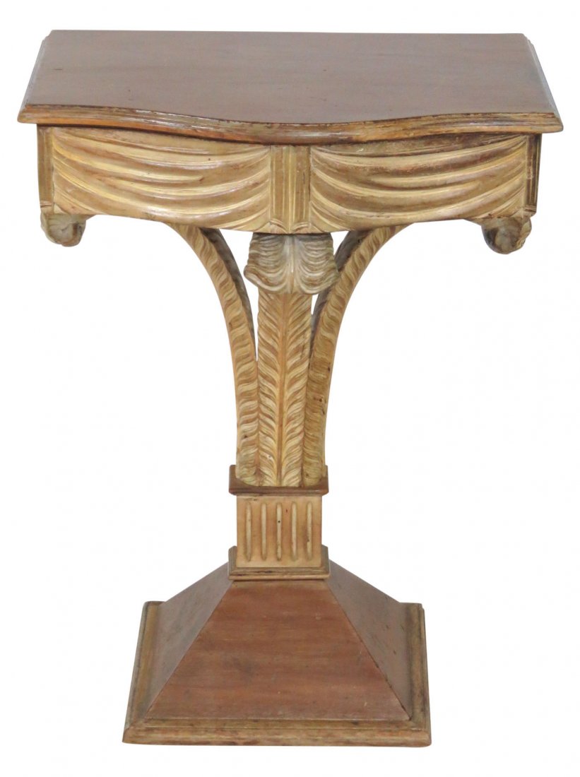 GROSFELD HOUSE PLUME BASE PEDESTAL TABLE (1 of 5)