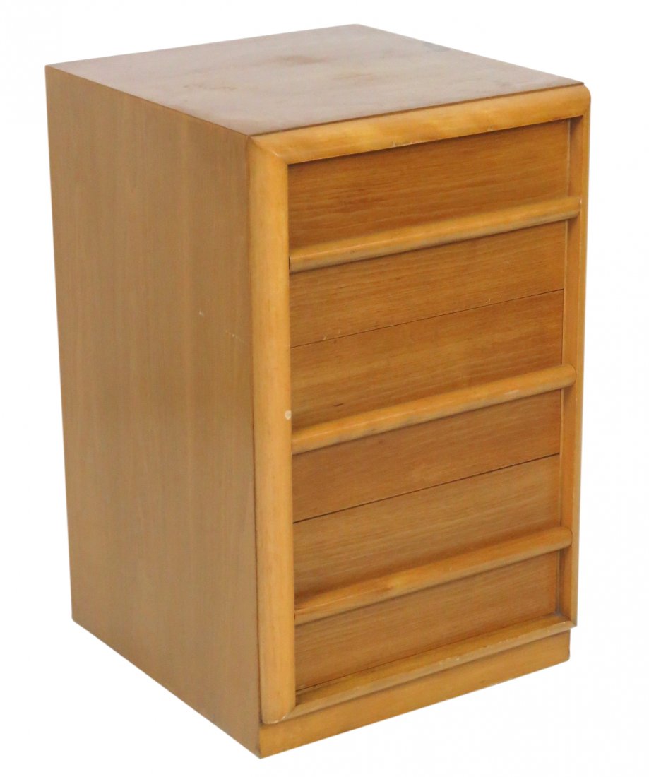 ROBSJOHN GIBBINGS for WIDDICOMB NIGHTSTAND: Robsjohn Gibbings for Widdicomb. 31 1/4"h. x 19"w. x 20 1/2"d.