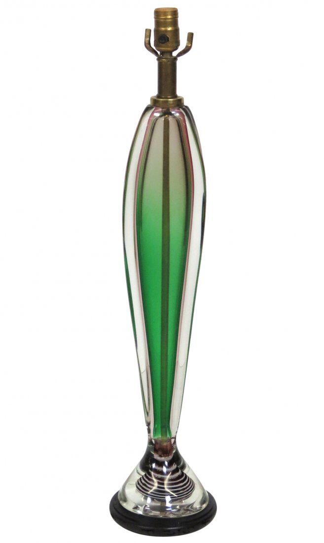 VINTAGE MURANO GLASS TABLE LAMP (1 of 3)