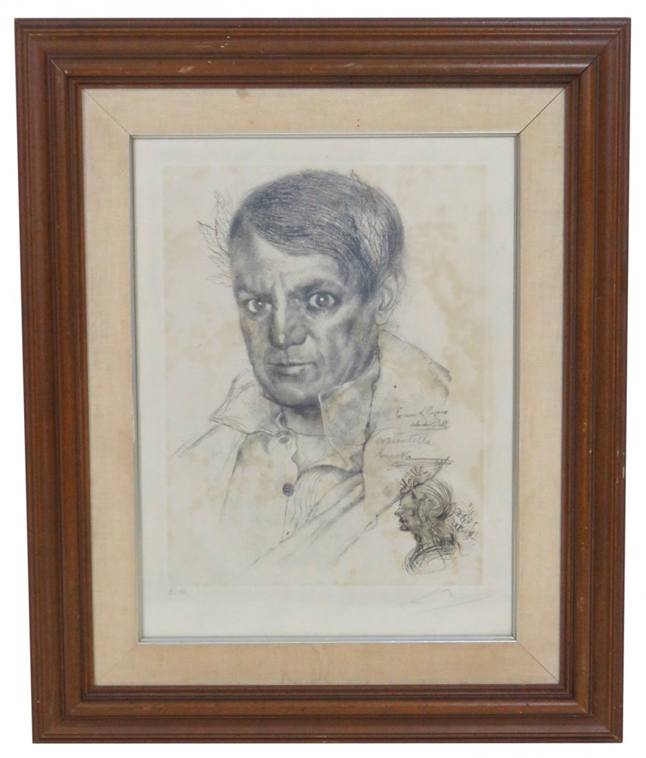 SALVADOR DALI SIGNED LITHOGRAPH (1 of 3)