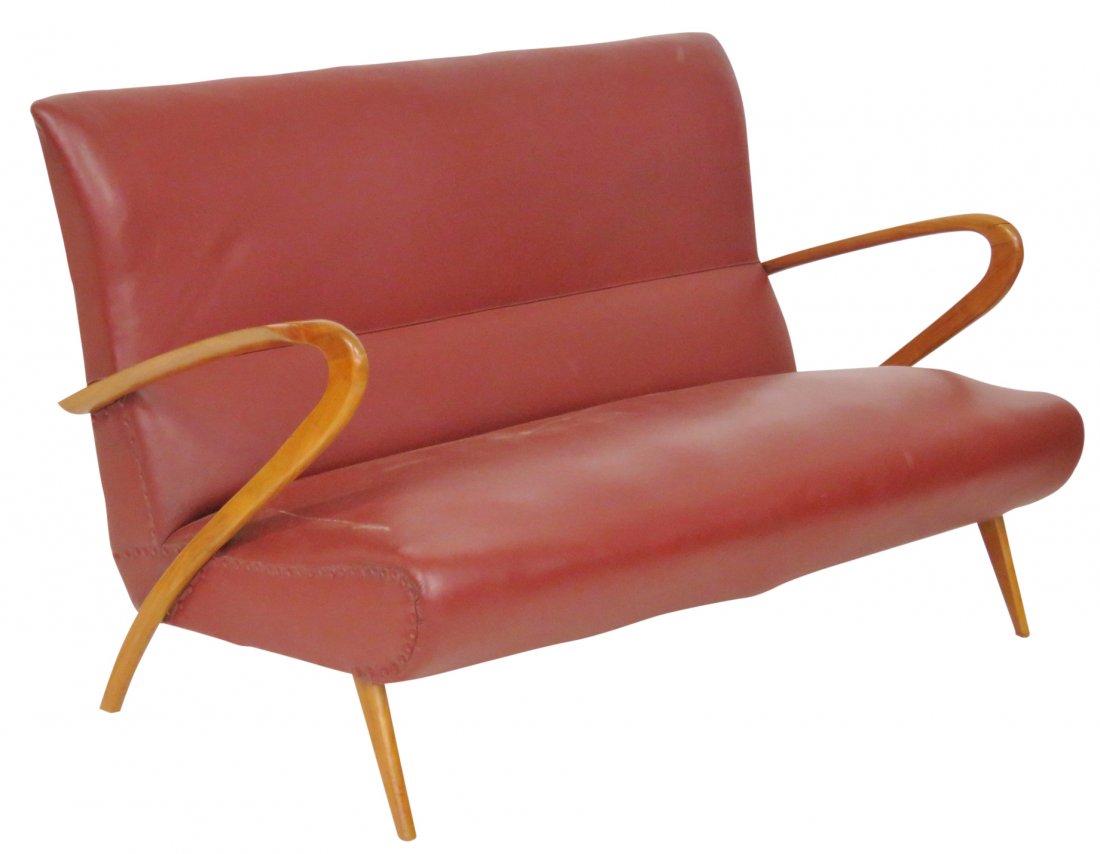 ITALIAN MODERN Z-ARM SOFA (1 of 4)