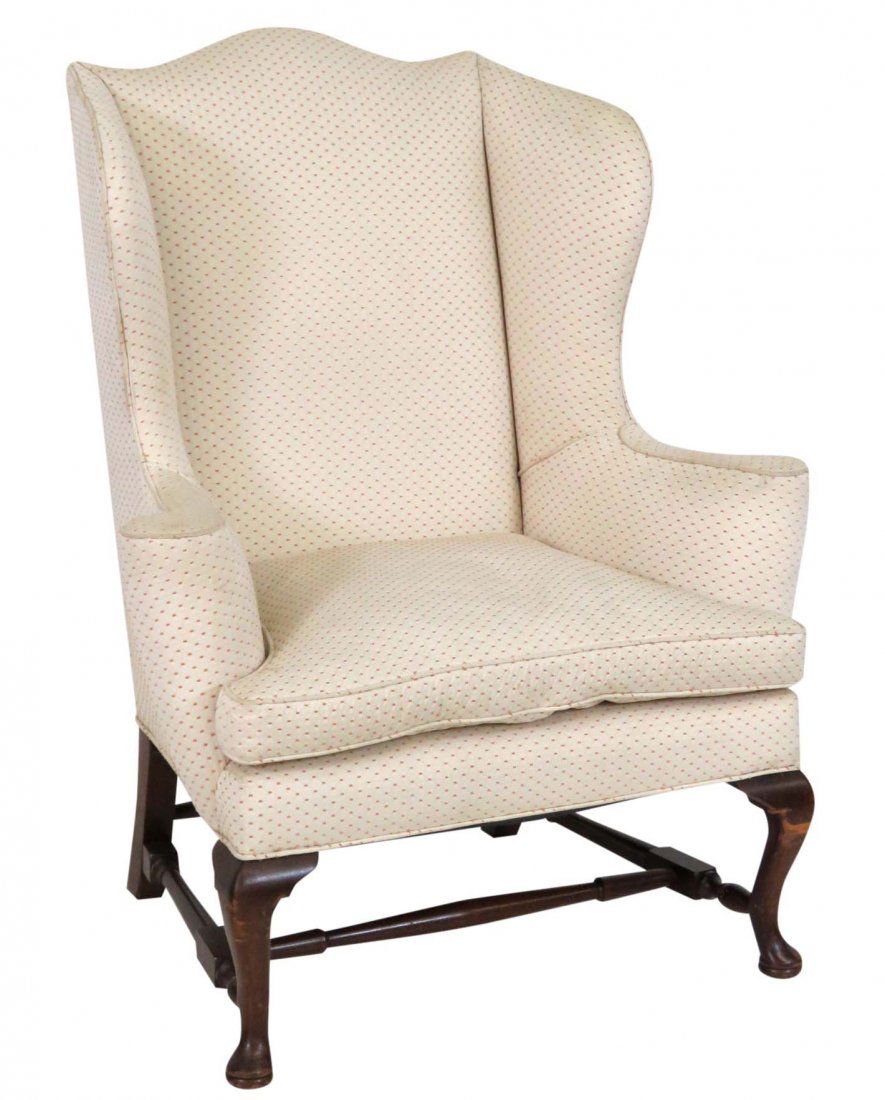 KITTINGER COLONIAL WILLIAMSBURG WING CHAIR (1 of 5)