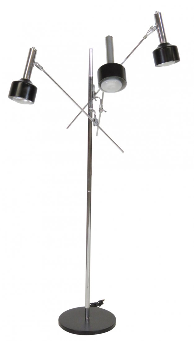1960'S MODERN ADJUSTABLE CHROME FLOOR LAMP (1 of 4)