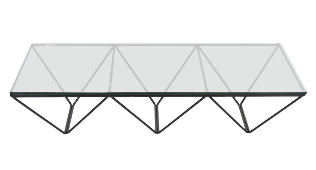 PAOLO PIVA GEOMETRIC IRON COFFEE TABLE (1 of 2)