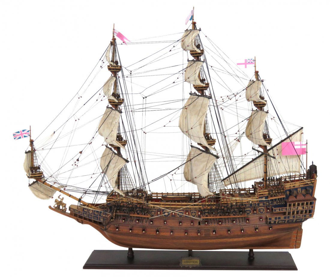 SCALE WOODEN SHIP MODEL "SOVEREIGN of the SEAS" (1 of 7)