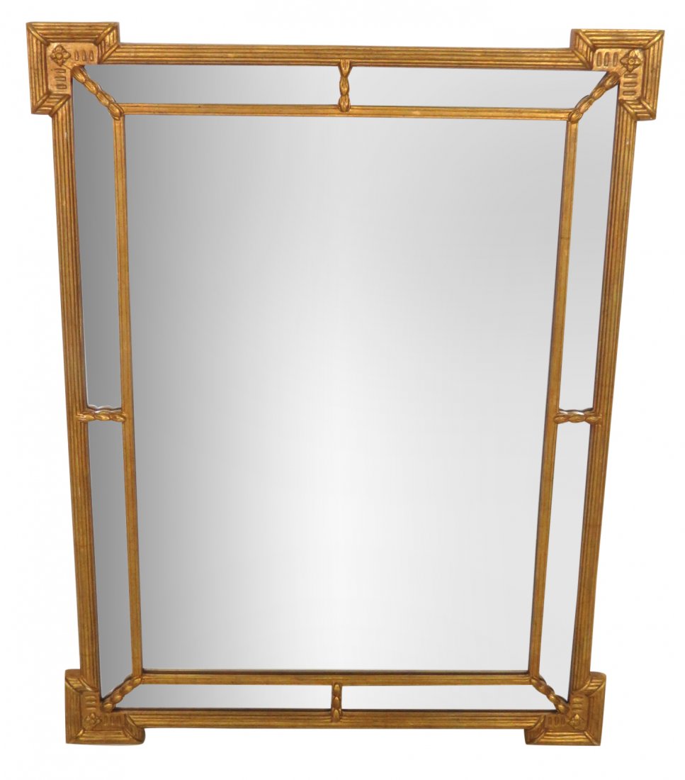 MIRROR FAIR 42" X 32" GILT MIRROR (1 of 4)