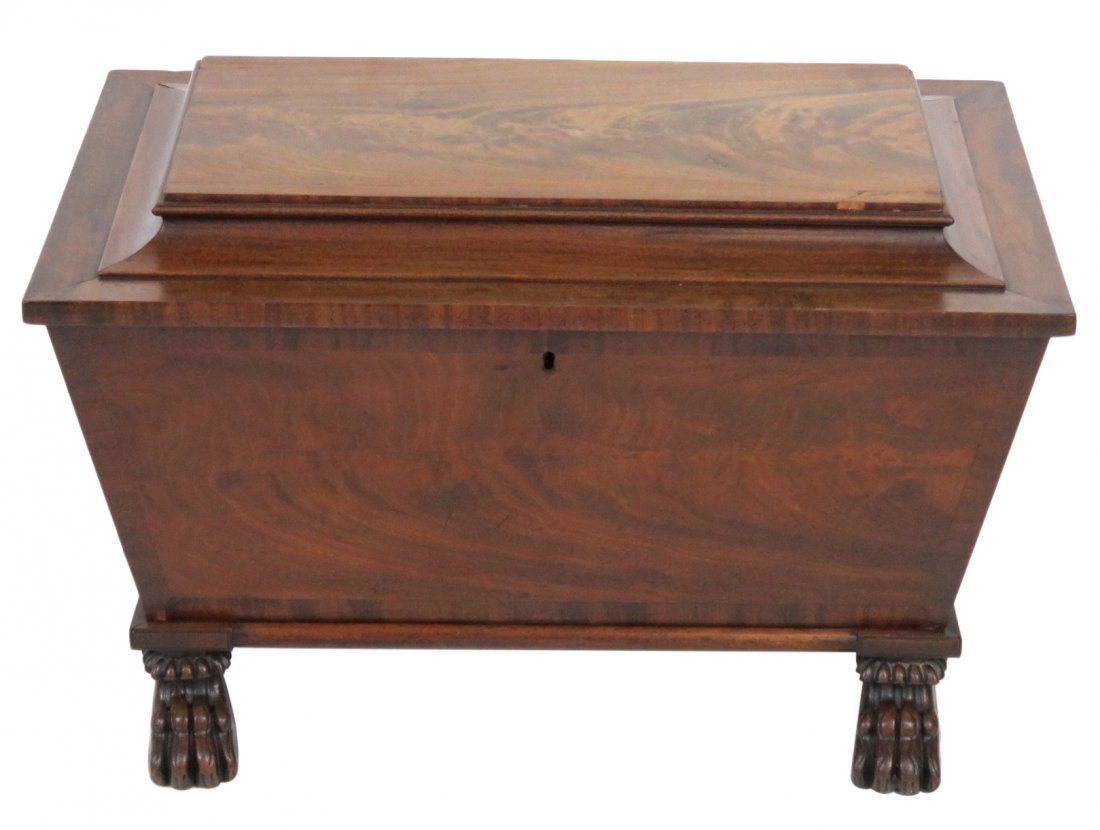 ANTIQUE AMERICAN EMPIRE CELLARETTE (1 of 4)