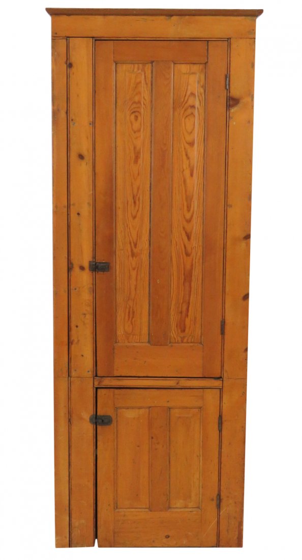 HANDMADE PINE RAISED PANEL CUPBOARD (1 of 5)