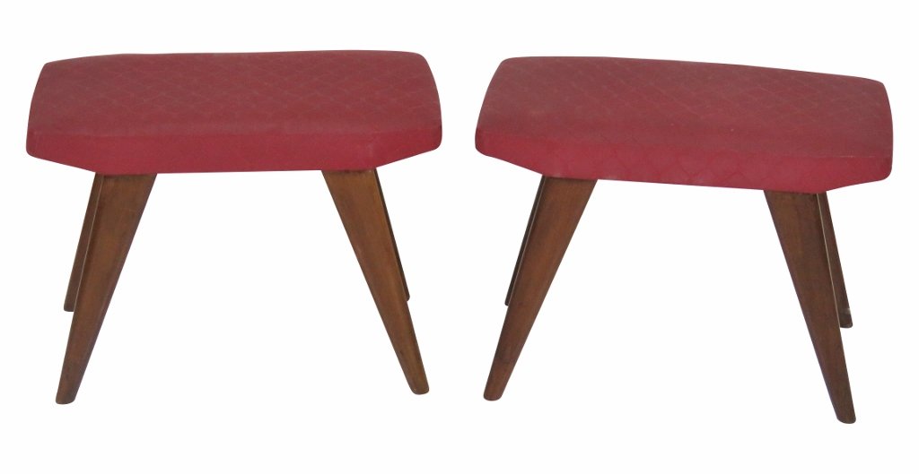 Pair ITALIAN MODERN STOOLS (1 of 3)