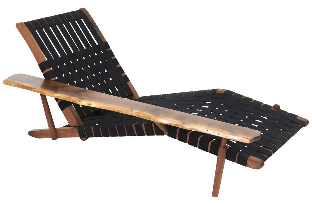 NEW HOPE STUDIO LONG CHAIR style NAKASHIMA (1 of 5)