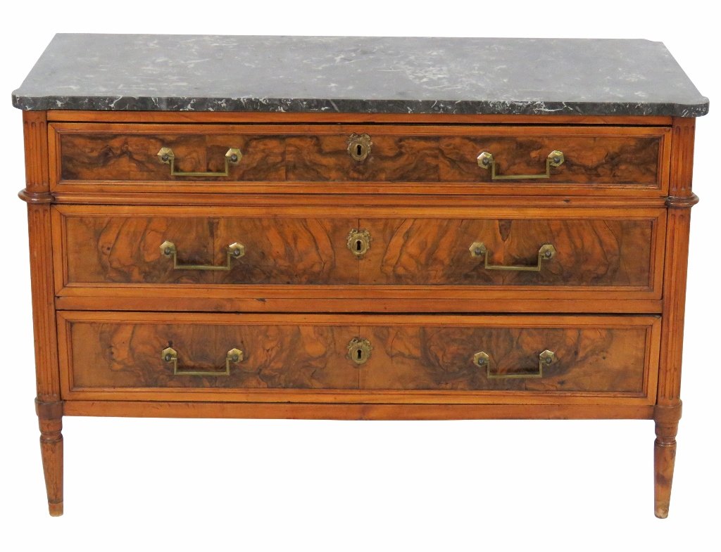 ANTIQUE 19th c. FRENCH LOUIS XVI STYLE COMMODE (1 of 6)