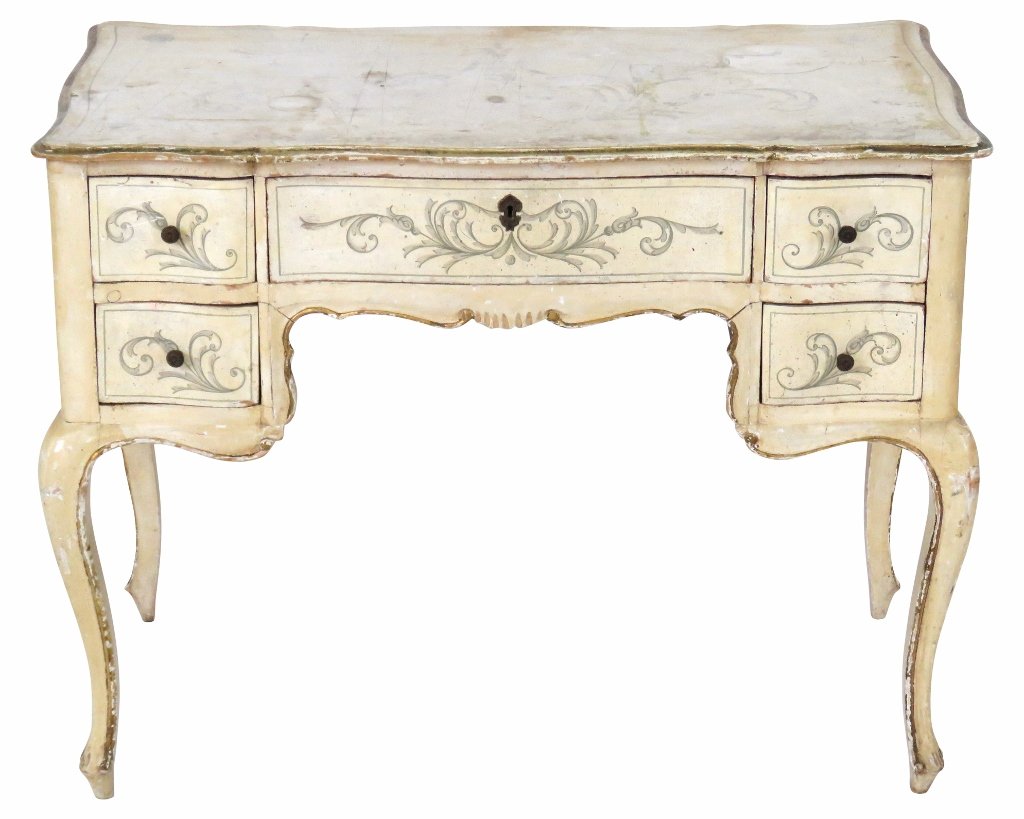 VENETIAN PAINT DECORATED DESK (1 of 6)