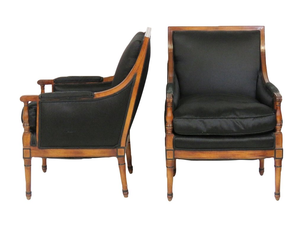 Pair DIRECTOIRE STYLE BERGERES (1 of 7)