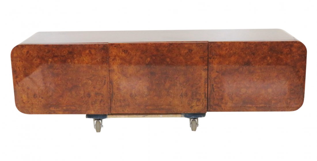 PACE BURL WALNUT HANGING CABINET (1 of 4)