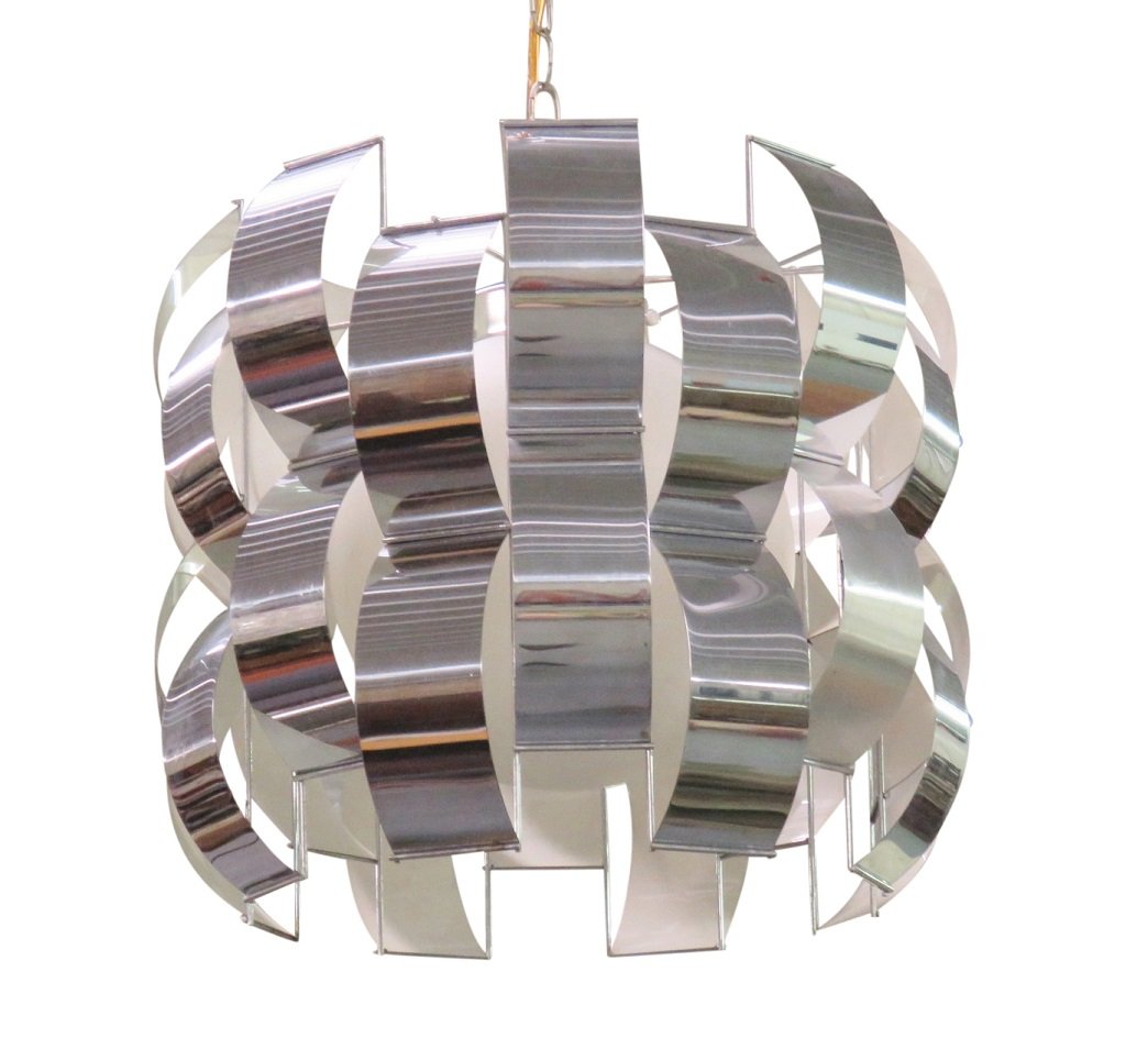 MODERN DESIGN CHROME CHANDELIER (1 of 3)