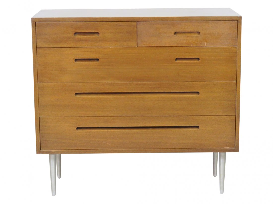EDWARD WORMLEY for DUNBAR MODERN TEAK CHEST of DRAWERS (1 of 6)