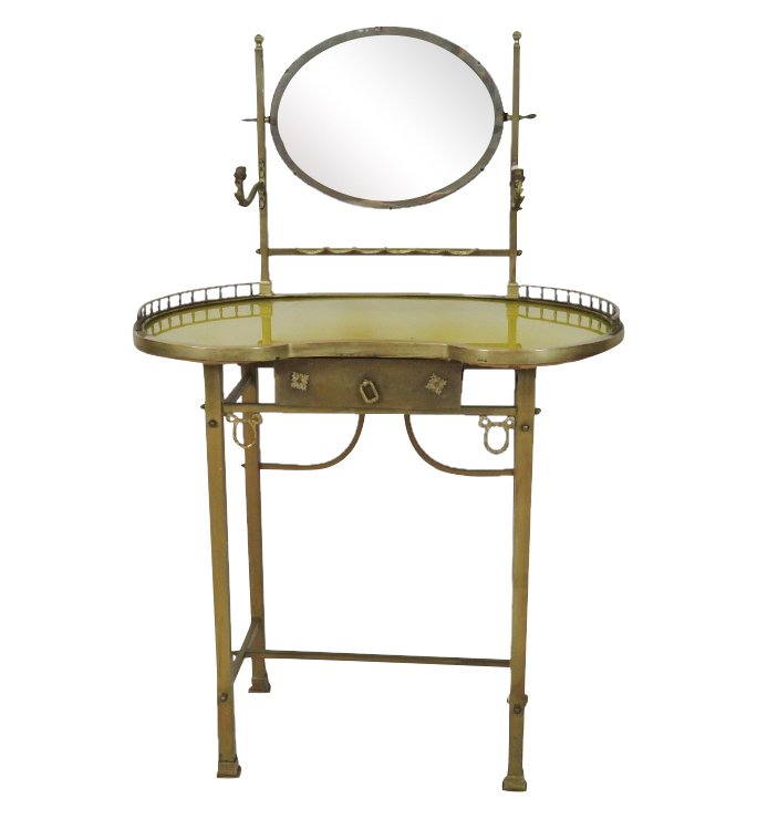 FRENCH NEOCLASSICAL STYLE BRONZE DRESSING TABLE (1 of 6)