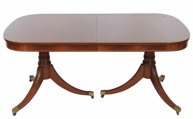 HEPPLEWHITE STYLE INLAID DINING TABLE (1 of 7)