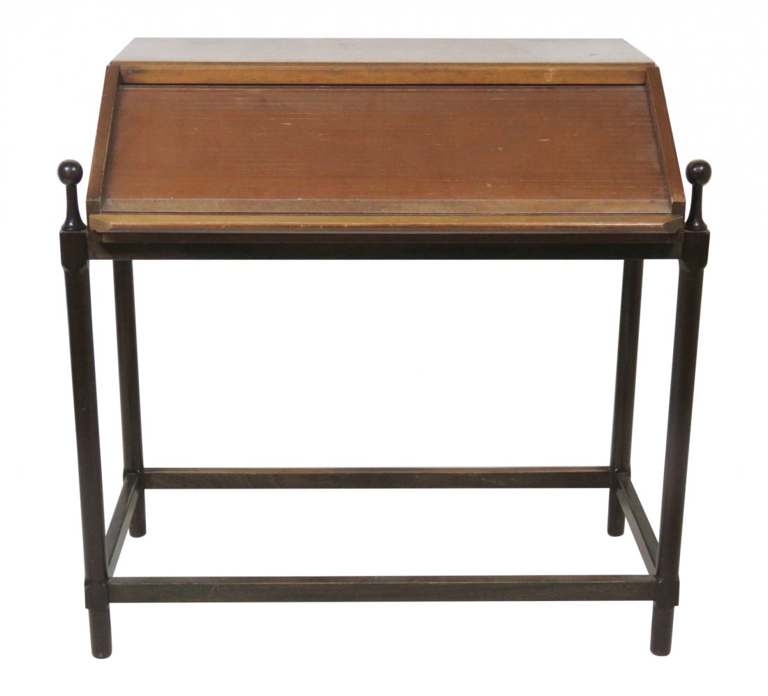 ITALIAN MODERN TEAK DESK (1 of 5)