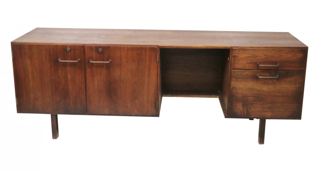 JENS RISOM MODERN DESIGN ROSEWOOD DESK (1 of 6)