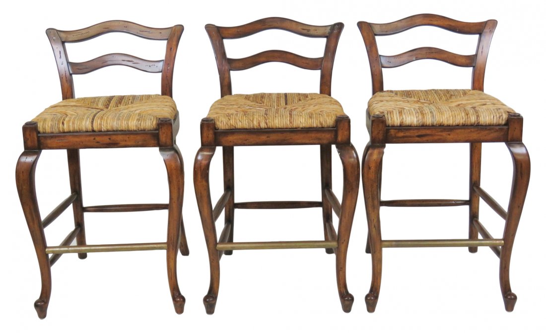 3 MAITLAND SMITH COUNTRY FRENCH BAR STOOLS (1 of 7)