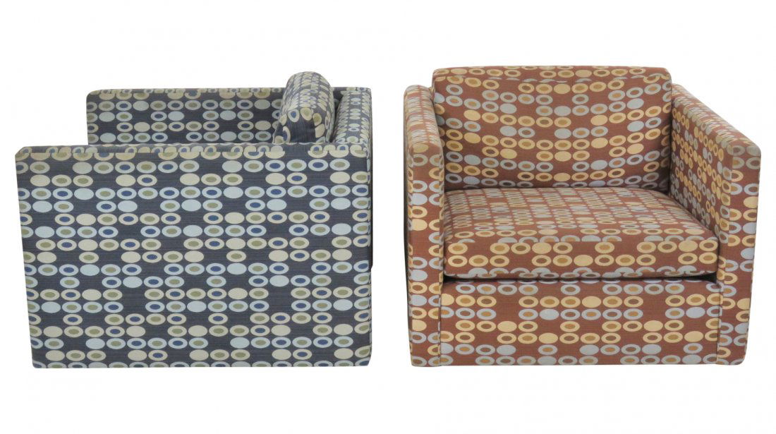 COMPANION Pair KNOLL MODERN DESIGN LOUNGE CHAIRS (1 of 4)