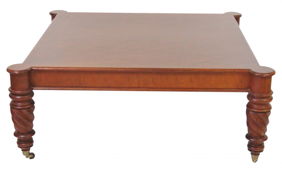 CUSTOM BAKER MILLING ROAD MAHOGANY COFFEE TABLE (1 of 3)