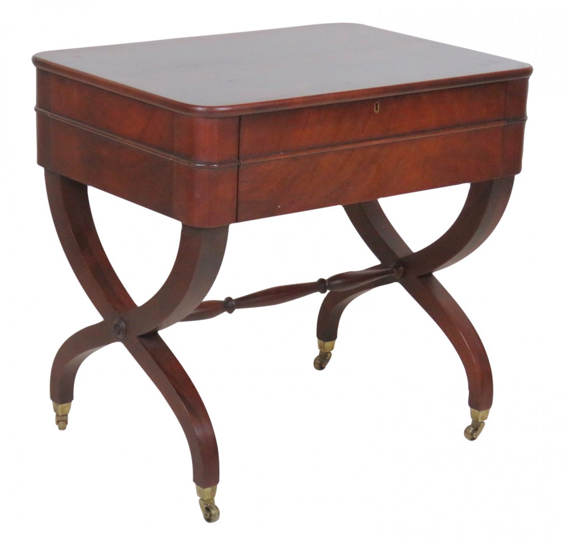 RALPH LAUREN COLLECTION MAHOGANY SIDE TABLE (1 of 3)