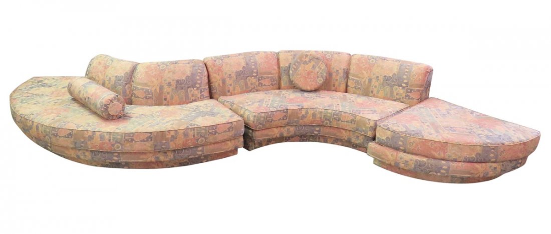 MODERN MILO BAUGHMAN STYLE SOFA w/ TABLE (1 of 5)