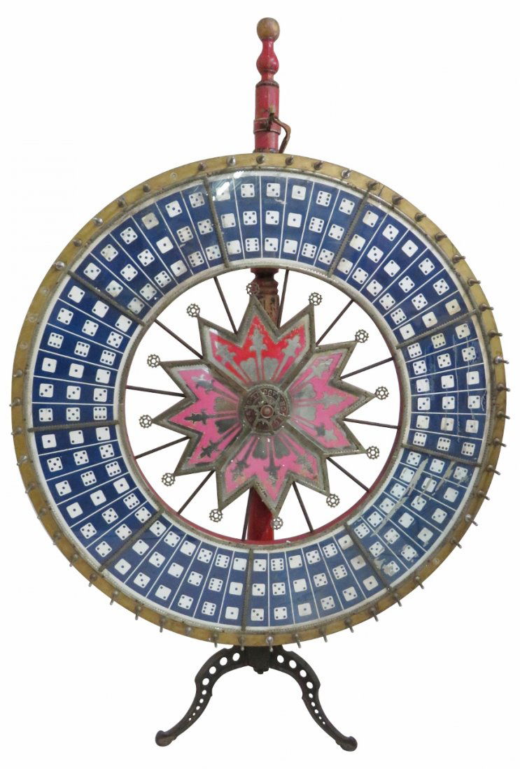 H. C. EVAN & Co. CARVED GAMING WHEEL (1 of 7)