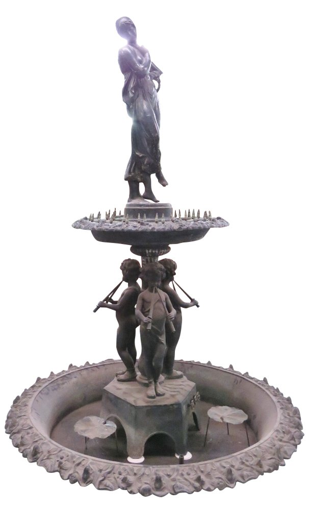 FIGURAL FOUNTAIN WITH PAN attr. FISKE (1 of 7)