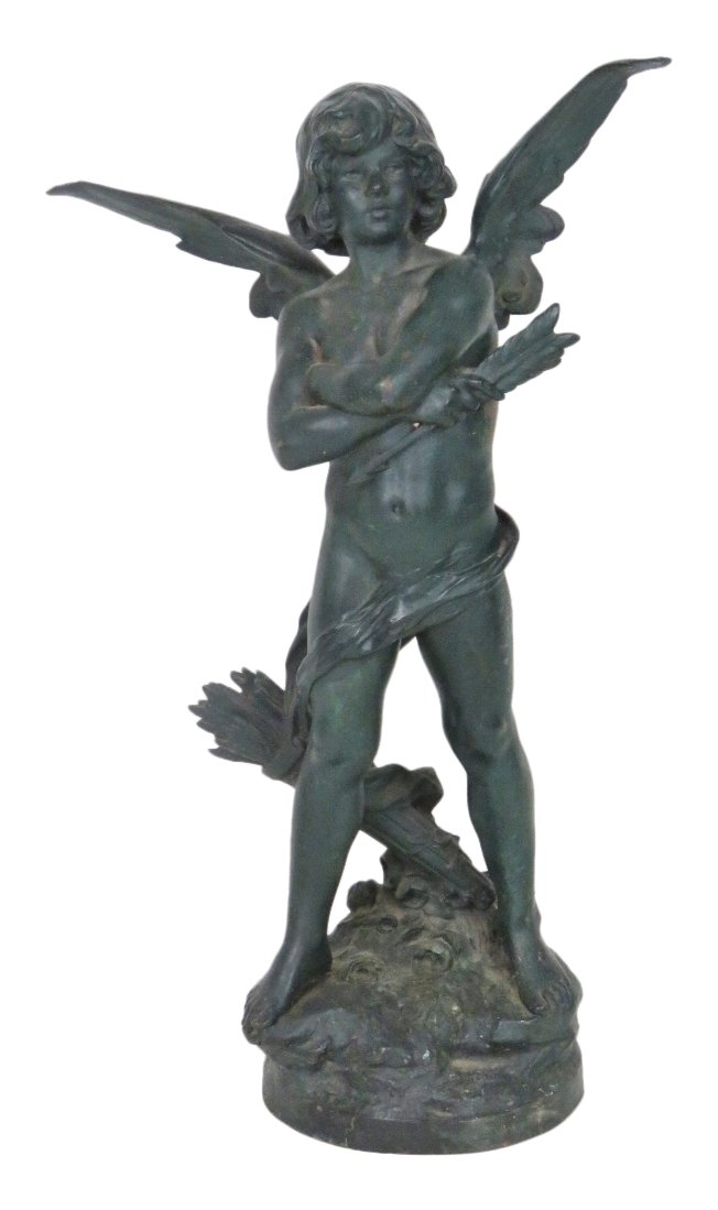 AUGUSTE MOREAU BRONZE STATUE of PAN (1 of 7)