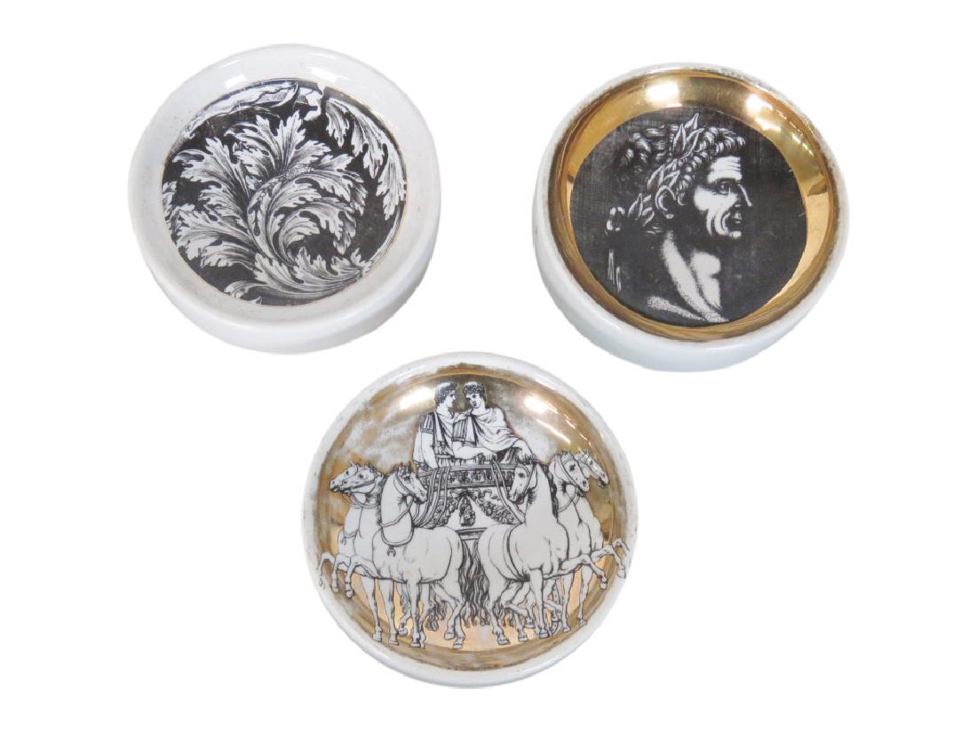 3 FORNASETTI FIGURAL ASH TRAYS (1 of 5)