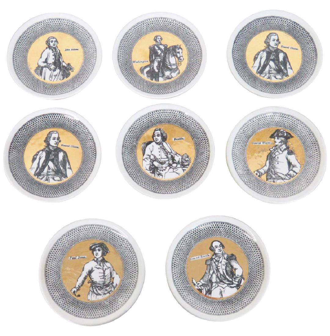 8 FORNASETTI AMERICANA PRESIDENTIAL PLATES (1 of 6)