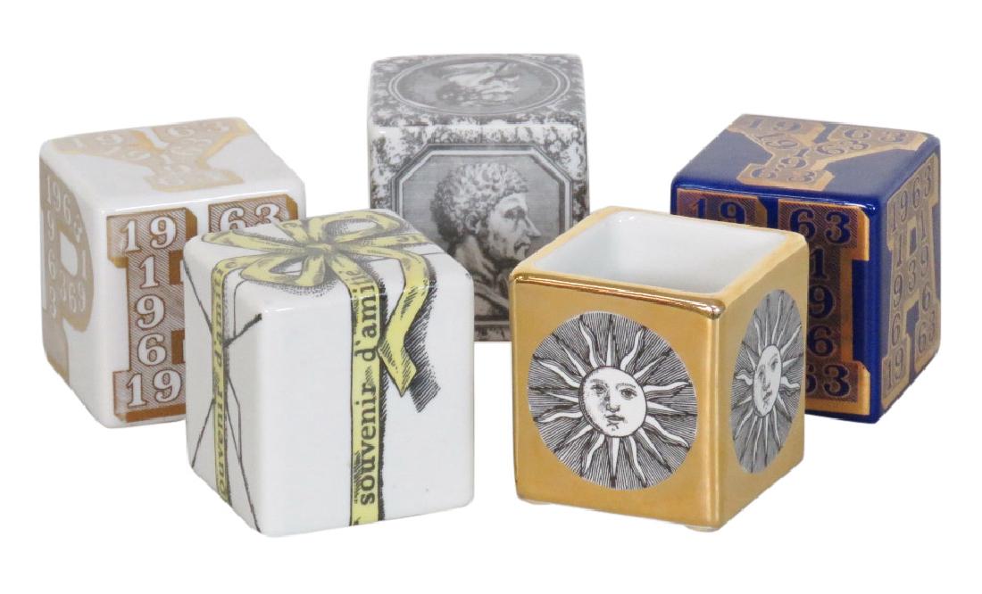 5 FORNASETTI CERAMIC PAPERWEIGHTS (1 of 5)