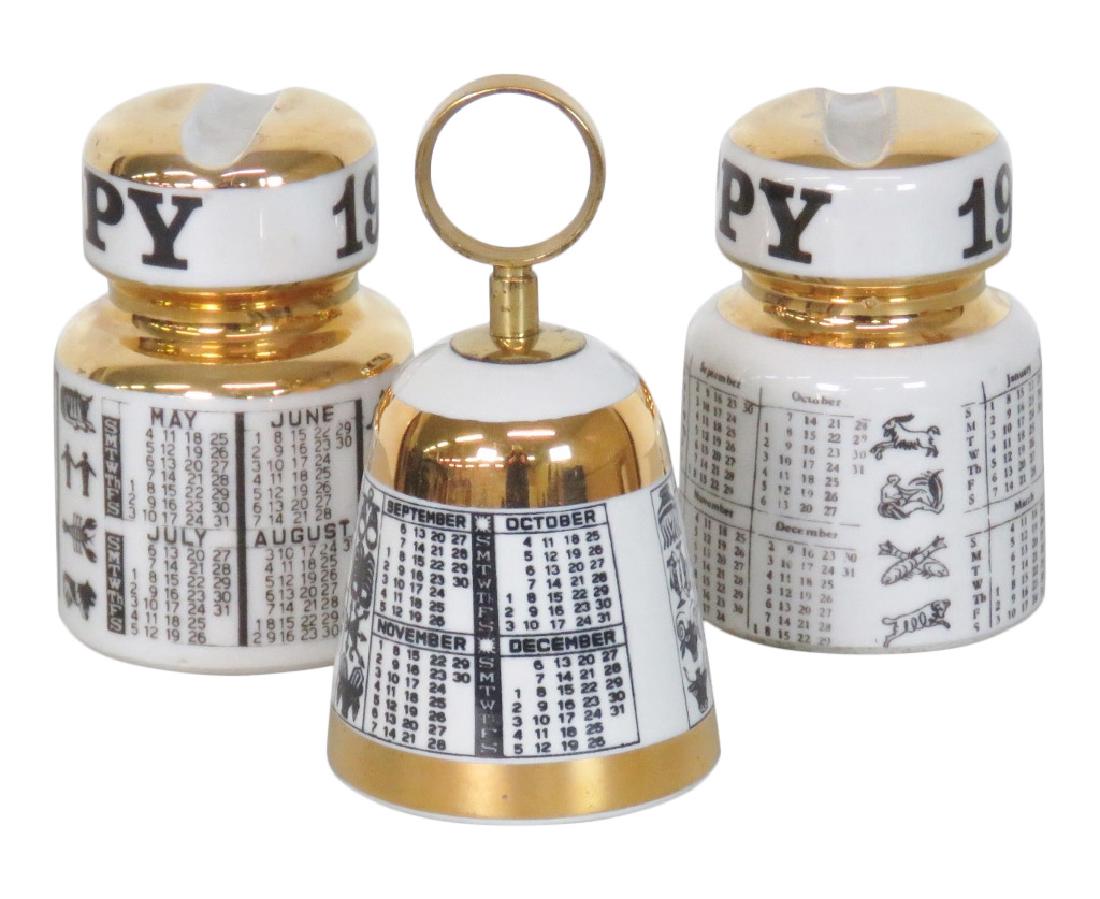 3 FORNASETTI CERAMIC CALENDAR PIECES (1 of 6)